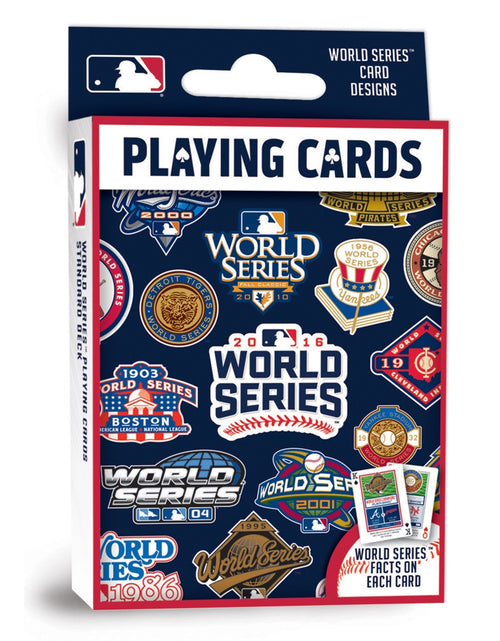 Load image into Gallery viewer, MLB World Series Playing Cards - 54 Card Deck by MasterPieces Puzzle Company INC
