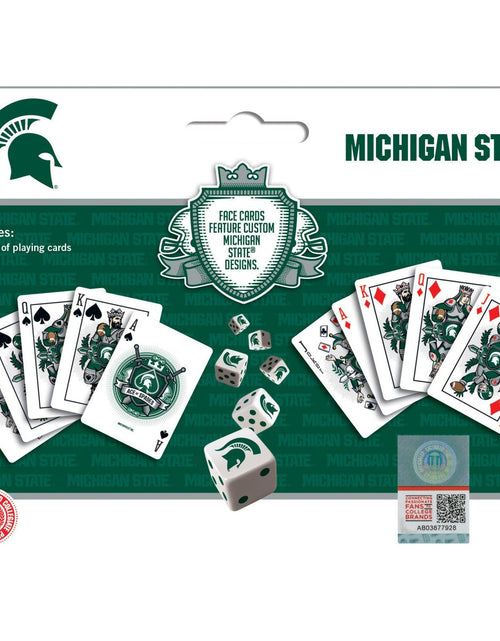 Load image into Gallery viewer, Michigan State Spartans - 2-Pack Playing Cards &amp; Dice Set by MasterPieces Puzzle Company INC
