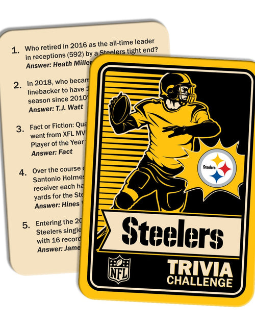 Load image into Gallery viewer, Pittsburgh Steelers Trivia Challenge by MasterPieces Puzzle Company INC

