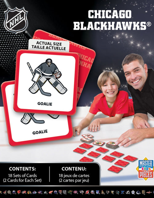 Load image into Gallery viewer, Chicago Blackhawks Matching Game by MasterPieces Puzzle Company INC
