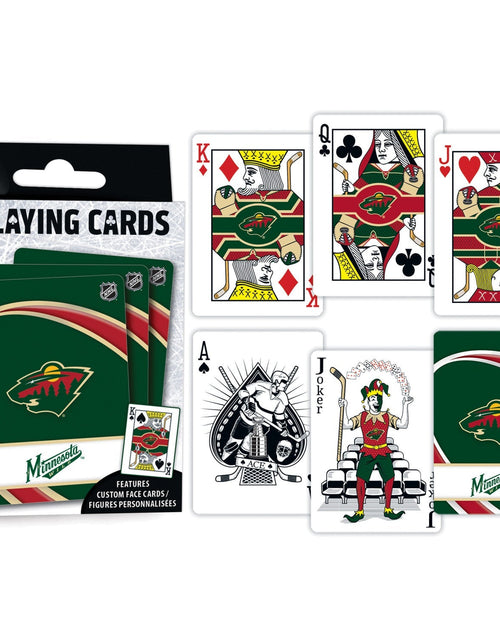 Load image into Gallery viewer, Minnesota Wild Playing Cards - 54 Card Deck by MasterPieces Puzzle Company INC

