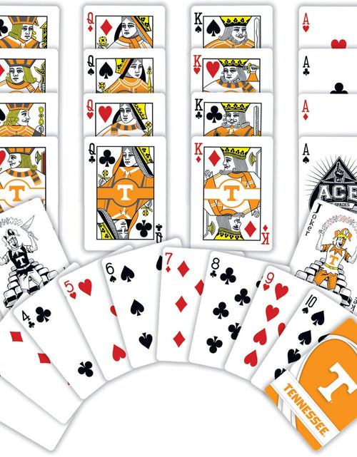 Load image into Gallery viewer, Tennessee Volunteers Playing Cards - 54 Card Deck by MasterPieces Puzzle Company INC
