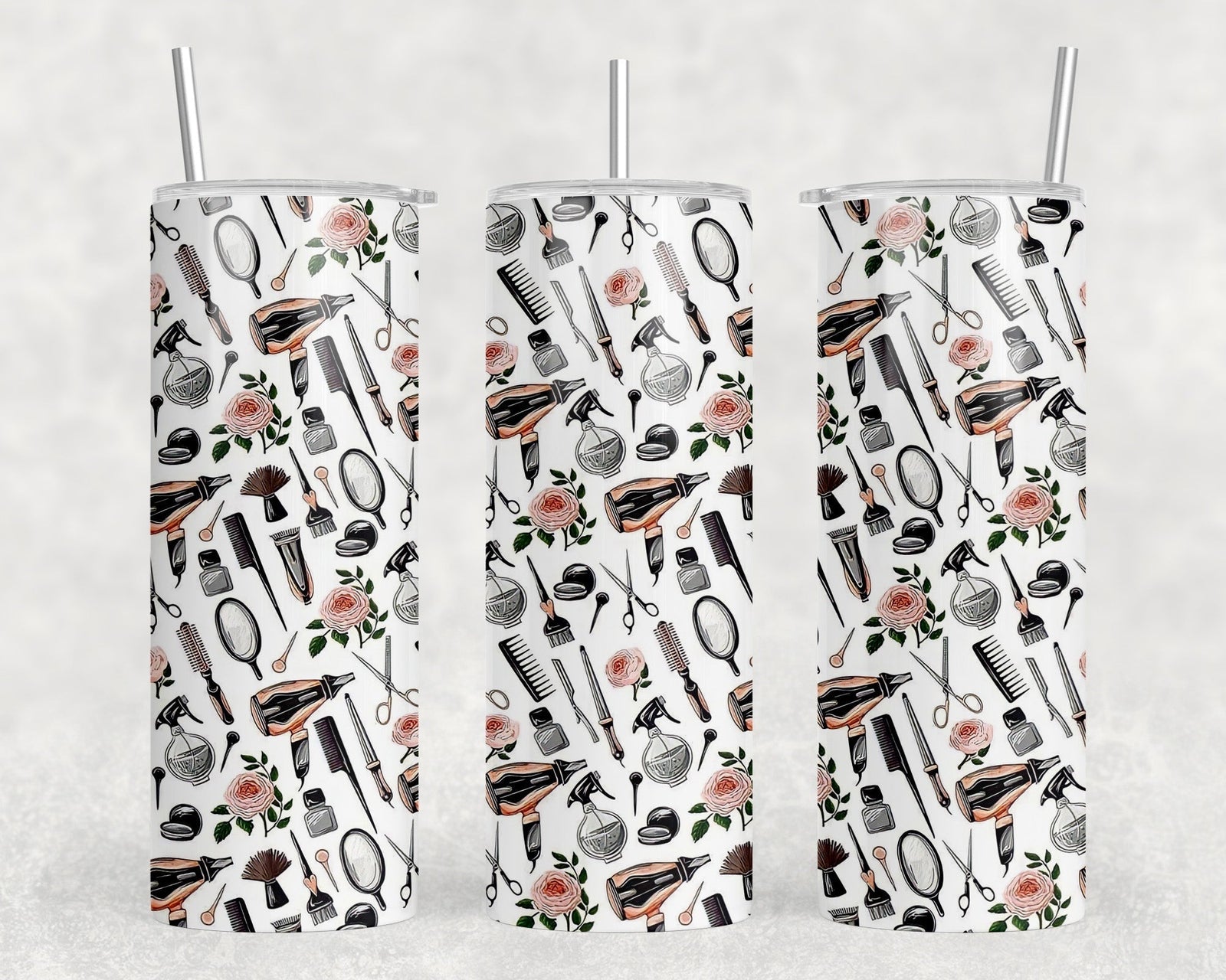 Hair Stylist|Skinny Tumbler|Optional Bluetooth Speaker| Speaker Color Varies by Rowdy Ridge Co