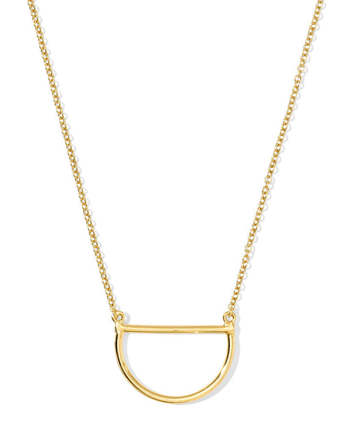 Load image into Gallery viewer, Half Moon Necklace by SLATE + SALT
