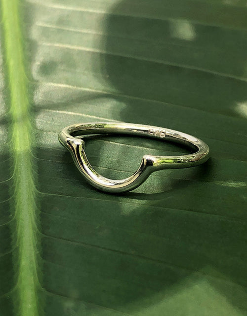 Load image into Gallery viewer, Half Moon Ring by SLATE + SALT
