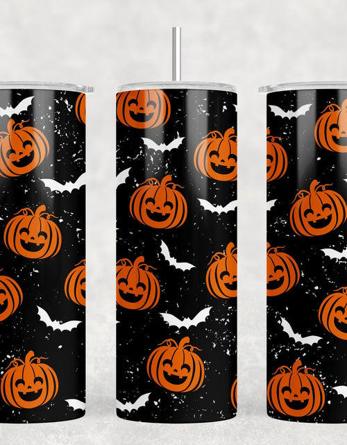 Load image into Gallery viewer, Halloween - 20 oz Steel Skinny Tumbler - Optional Blue Tooth Speaker - Speaker Color will Vary by Rowdy Ridge Co
