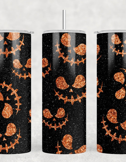 Load image into Gallery viewer, Halloween Jacks - 20 oz Steel Skinny Tumbler - Optional Blue Tooth Speaker - Speaker Color will Vary by Rowdy Ridge Co

