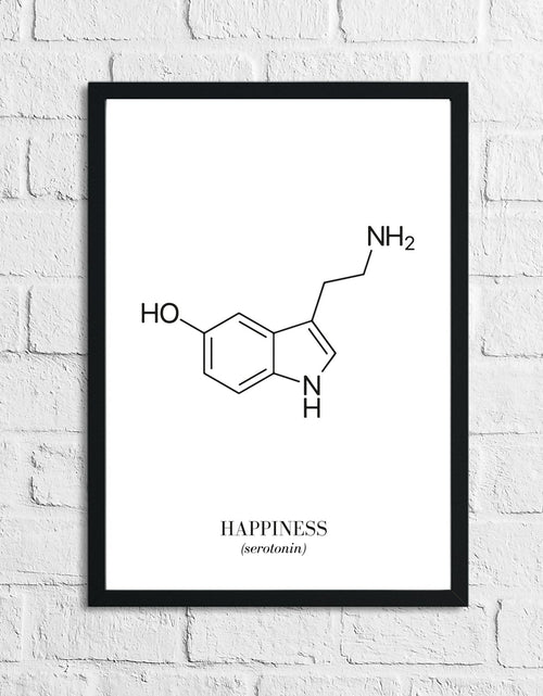 Load image into Gallery viewer, Happiness Chemical Home Inspirational Wall Decor Quote Print by WinsterCreations™ Official Store

