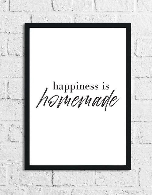 Load image into Gallery viewer, Happiness Is Homemade Simply Home Wall Decor Print by WinsterCreations™ Official Store
