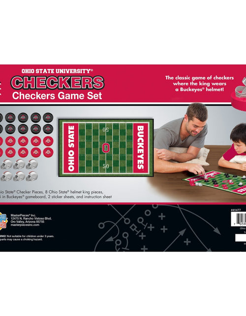 Load image into Gallery viewer, Ohio State Buckeyes Checkers Board Game by MasterPieces Puzzle Company INC
