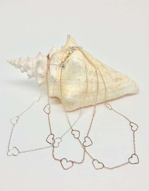 Load image into Gallery viewer, Heart Choker Necklace by Jennifer Cervelli Jewelry
