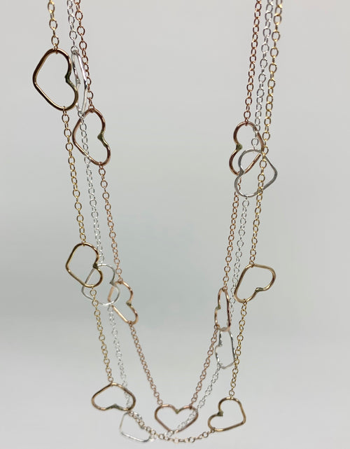 Load image into Gallery viewer, Heart Choker Necklace by Jennifer Cervelli Jewelry
