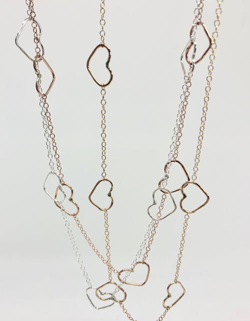 Load image into Gallery viewer, Heart Choker Necklace by Jennifer Cervelli Jewelry
