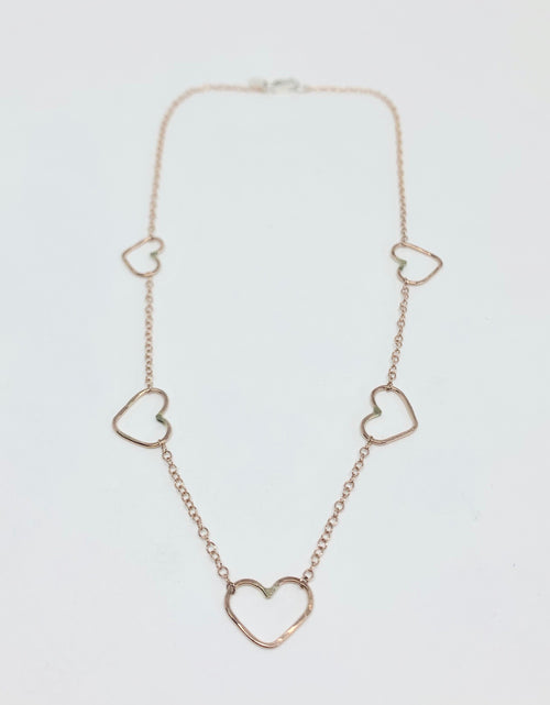 Load image into Gallery viewer, Heart Choker Necklace by Jennifer Cervelli Jewelry
