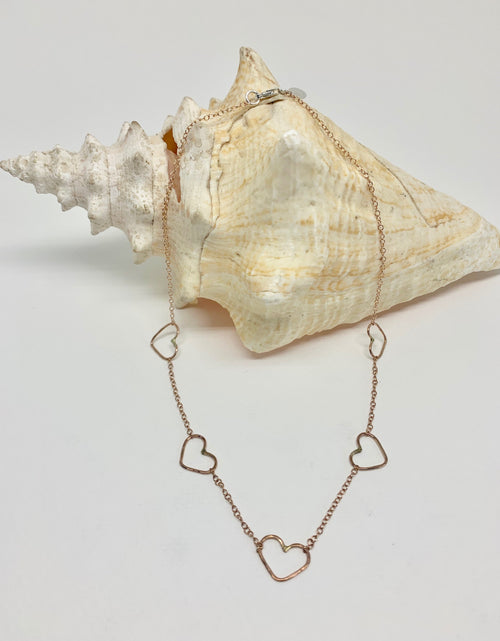 Load image into Gallery viewer, Heart Choker Necklace by Jennifer Cervelli Jewelry
