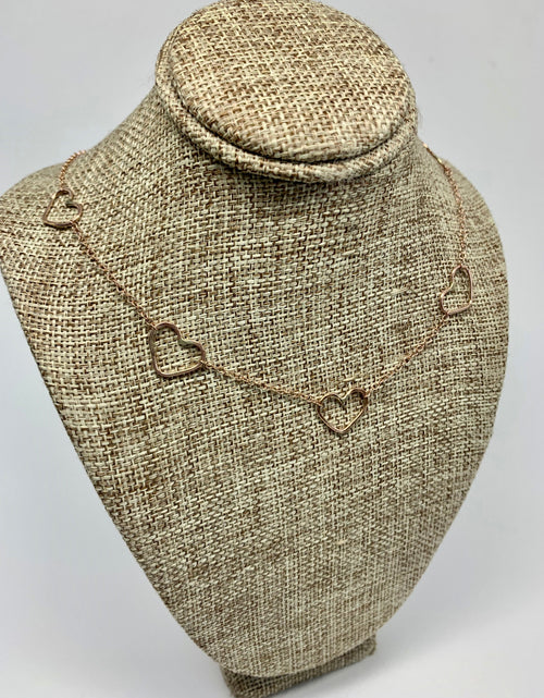 Load image into Gallery viewer, Heart Choker Necklace by Jennifer Cervelli Jewelry
