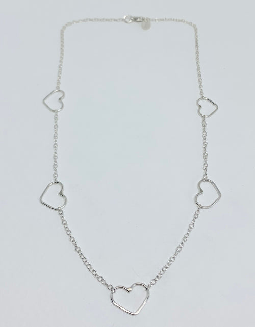 Load image into Gallery viewer, Heart Choker Necklace by Jennifer Cervelli Jewelry
