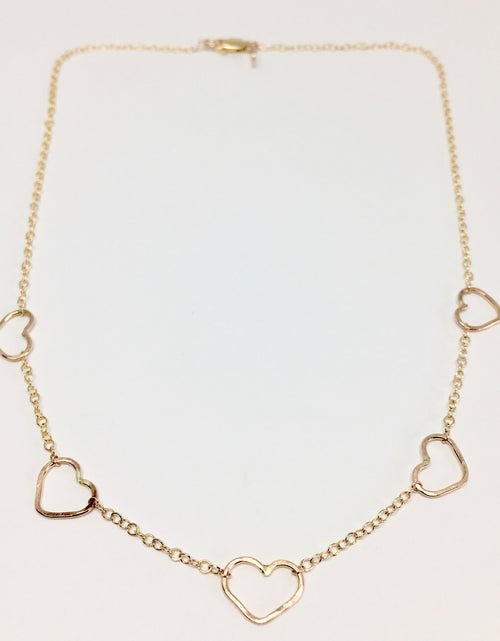 Load image into Gallery viewer, Heart Choker Necklace by Jennifer Cervelli Jewelry

