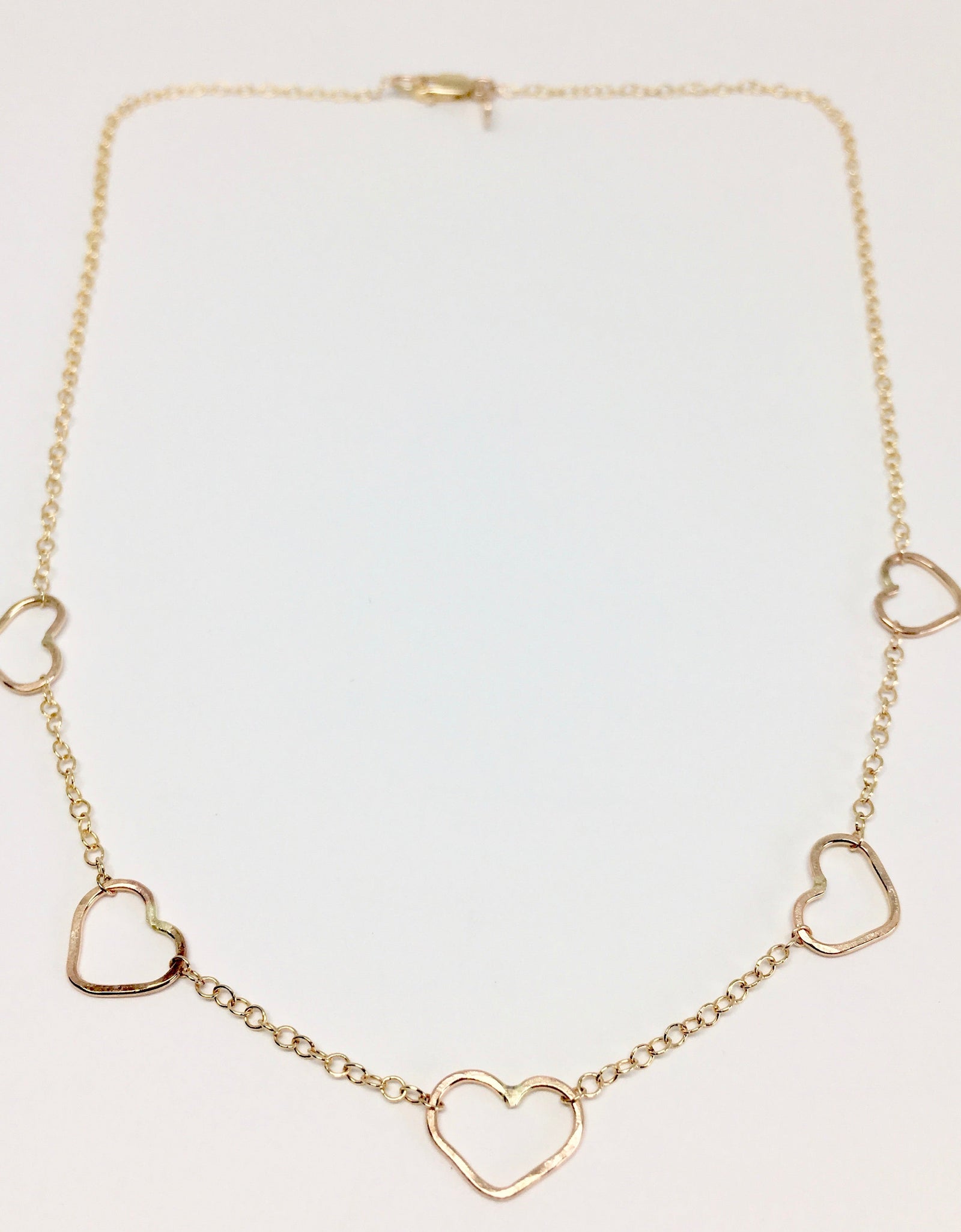 Heart Choker Necklace by Jennifer Cervelli Jewelry