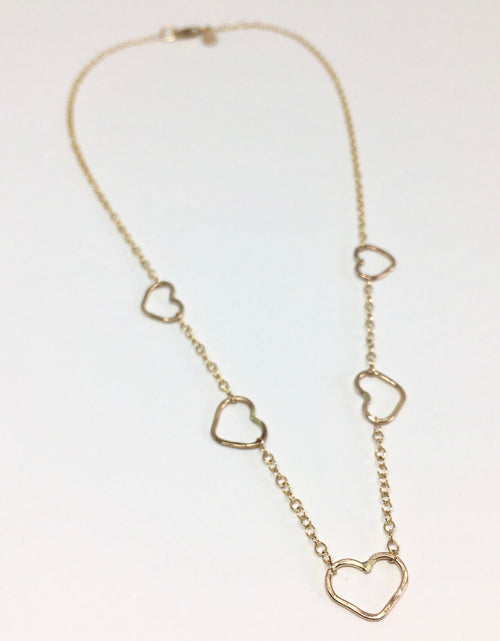 Load image into Gallery viewer, Heart Choker Necklace by Jennifer Cervelli Jewelry
