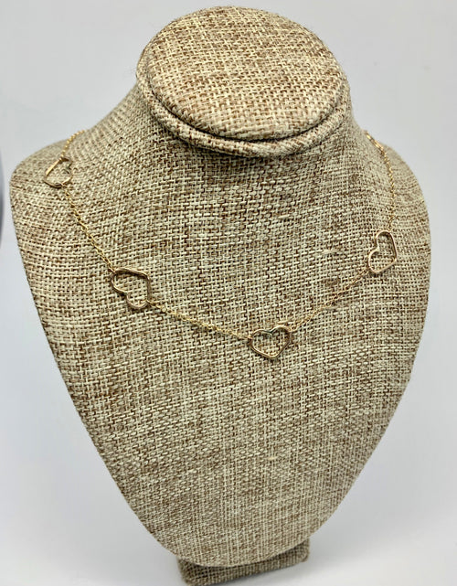Load image into Gallery viewer, Heart Choker Necklace by Jennifer Cervelli Jewelry

