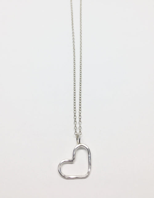 Load image into Gallery viewer, Heart Pendant Necklace by Jennifer Cervelli Jewelry

