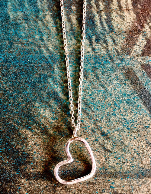 Load image into Gallery viewer, Heart Pendant Necklace by Jennifer Cervelli Jewelry
