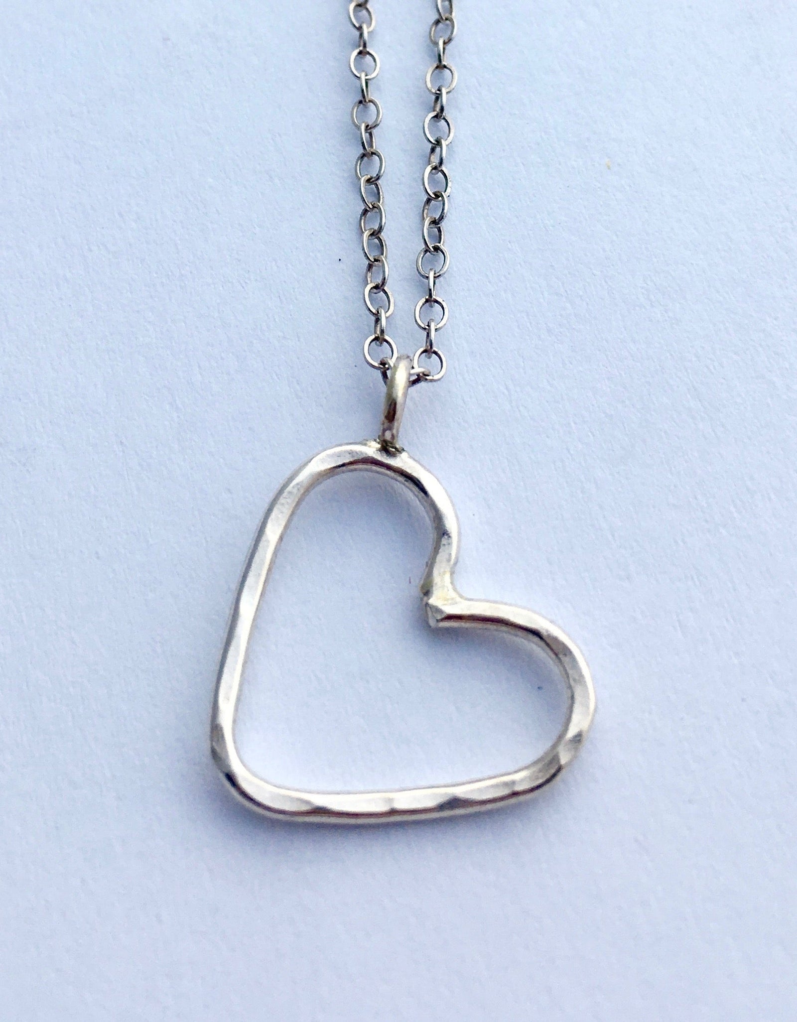 Heart Pendant Necklace by Jennifer Cervelli Jewelry