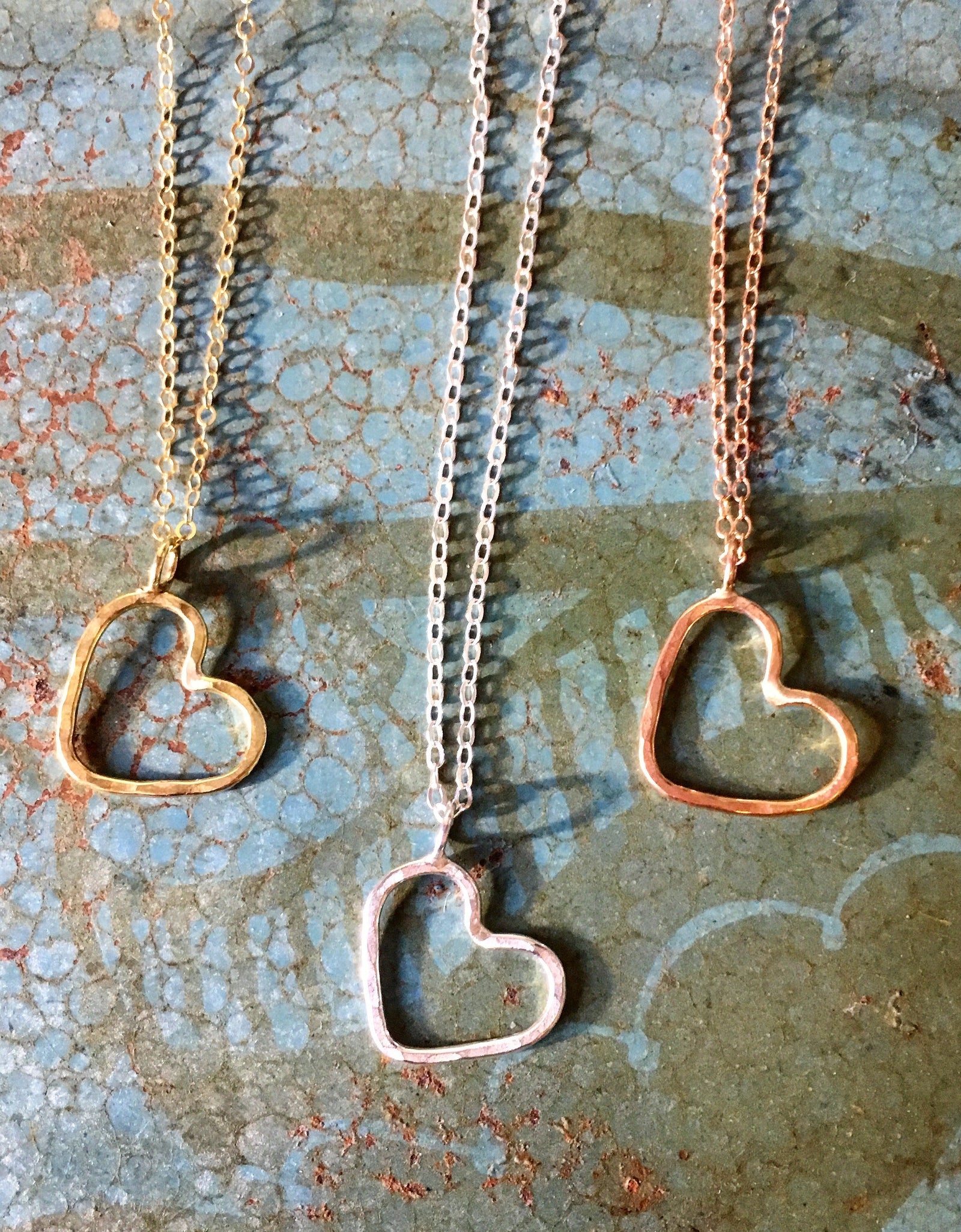 Heart Pendant Necklace by Jennifer Cervelli Jewelry