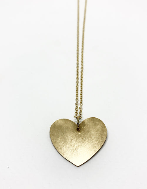 Load image into Gallery viewer, Love is Love - Heart Silhouette Necklace by Jennifer Cervelli Jewelry
