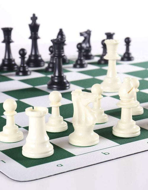 Load image into Gallery viewer, Heavy Club Flex Pad Chess Set by Chess House

