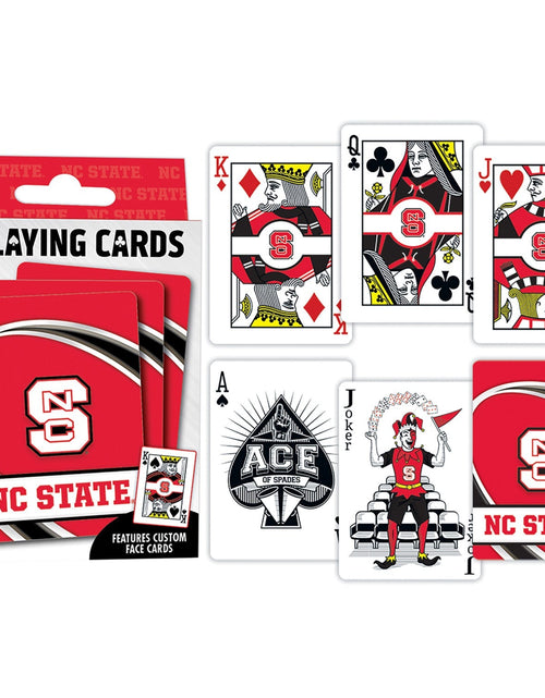 Load image into Gallery viewer, NC State Wolfpack Playing Cards - 54 Card Deck by MasterPieces Puzzle Company INC
