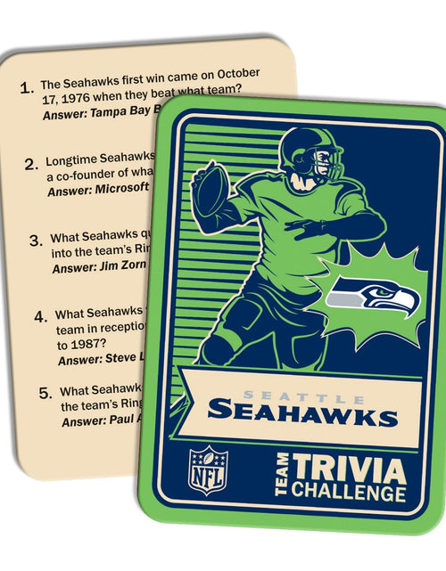 Load image into Gallery viewer, Seattle Seahawks Trivia Challenge by MasterPieces Puzzle Company INC
