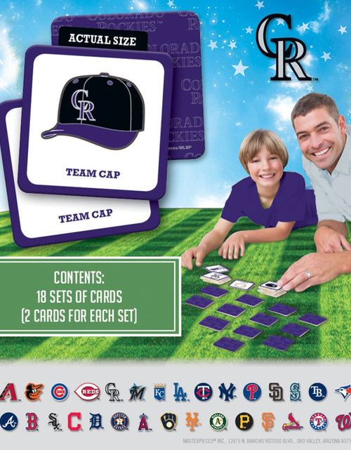 Load image into Gallery viewer, Colorado Rockies Matching Game by MasterPieces Puzzle Company INC
