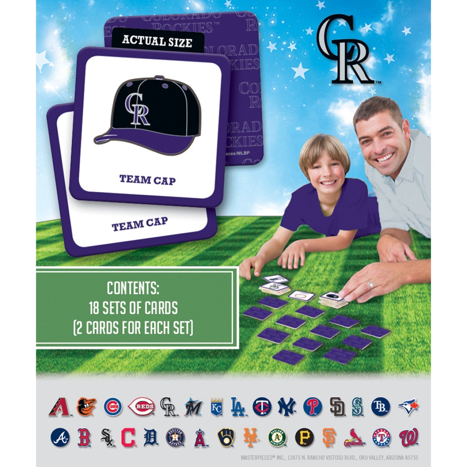 Colorado Rockies Matching Game by MasterPieces Puzzle Company INC