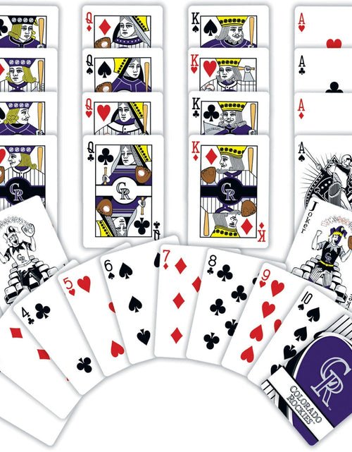 Load image into Gallery viewer, Colorado Rockies Playing Cards - 54 Card Deck by MasterPieces Puzzle Company INC
