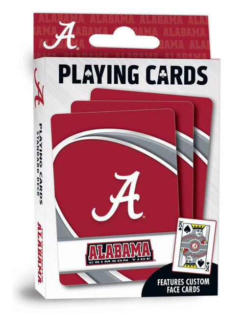 Load image into Gallery viewer, Alabama Crimson Tide Playing Cards - 54 Card Deck by MasterPieces Puzzle Company INC
