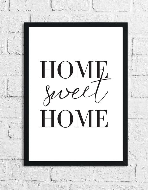 Load image into Gallery viewer, Home Sweet Home Simple Home Wall Decor Print by WinsterCreations™ Official Store
