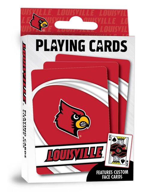 Load image into Gallery viewer, Louisville Cardinals Playing Cards - 54 Card Deck by MasterPieces Puzzle Company INC
