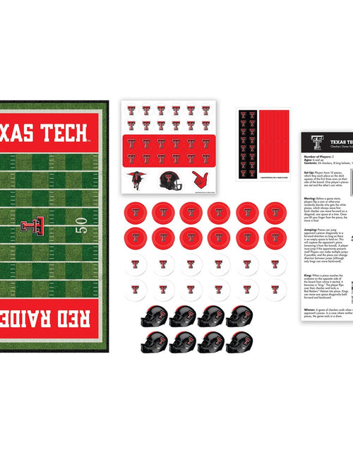 Load image into Gallery viewer, Texas Tech Red Raiders Checkers Board Game by MasterPieces Puzzle Company INC
