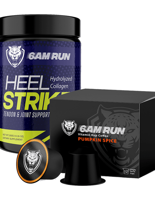Load image into Gallery viewer, Buy Heel Strike, Get Coffee &amp; SAVE by 6AM RUN
