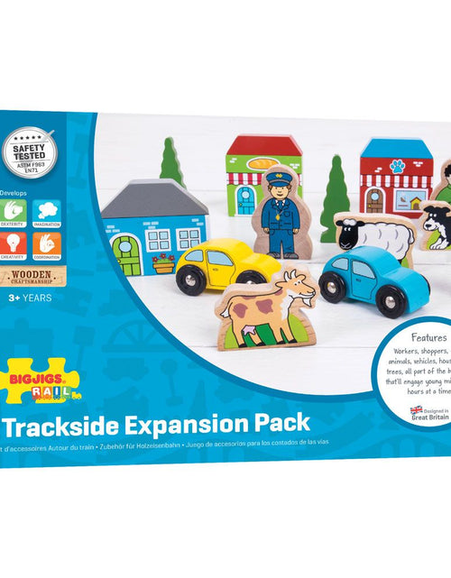 Load image into Gallery viewer, Trackside Accessory Set by Bigjigs Toys US
