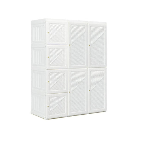 Load image into Gallery viewer, Foldable Closet Clothes Organizer with 8 Cubby Storage

