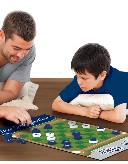 Load image into Gallery viewer, New York Yankees Checkers Board Game by MasterPieces Puzzle Company INC
