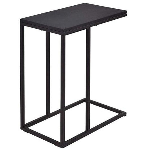 Load image into Gallery viewer, C-shaped End Table Slide Under Couch TV Tray for Coffee Laptop Tablet
