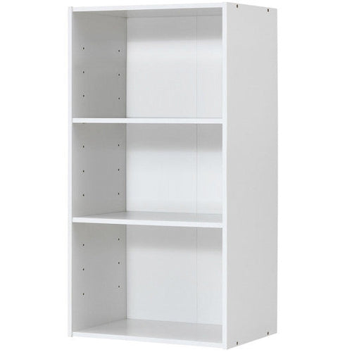 Load image into Gallery viewer, 3 Open Shelf Bookcase Modern Storage Display Cabinet-White

