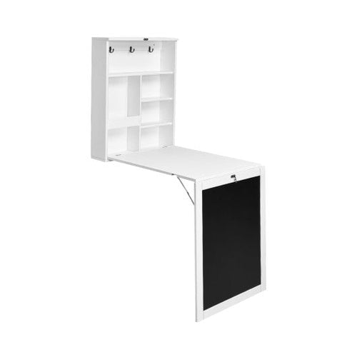 Load image into Gallery viewer, Convertible Wall Mounted Table with A Chalkboard-White
