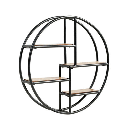 Load image into Gallery viewer, Hanging Storage Shelf Circular Wall-Mounted 4-Tier Rack
