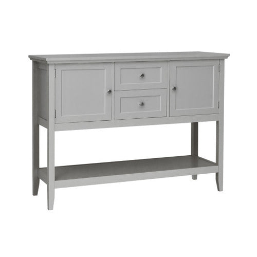 Load image into Gallery viewer, Wooden Sideboard Buffet Console Table  with Drawers and Storage-Gray
