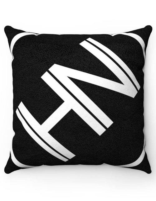 Load image into Gallery viewer, Hybrid Nation Oversized Logo Suede Pillow by Hybrid Nation
